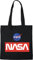 Nasa Tote Bag, Logo, Referenz: BWNASADBB013, Schwarz, 38 x 42 cm
