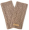 Herren-/Damen-Winterhandschuhe Womens Winter Warm Cashmere Gestrickte Armwärmer Einfache Hautfreundlich Weiche mit Musterhülse Handschuhe Handgelenkwärmer mit Daumenloch Winter warme Handschuhe