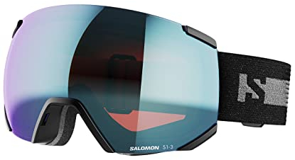 Salomon Photochromic OTG Friendly Snowboard & Ski Maske, Einheitsgröße, Schwarz