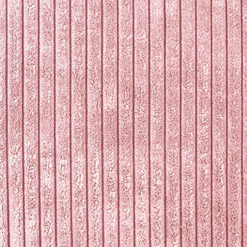 Heko Panels Tissus Au Metre Pour Couture Ameublement Fauteuil Meubles Canapés Chaises Coussins Rose Poudré 100 X 142 cm Murano