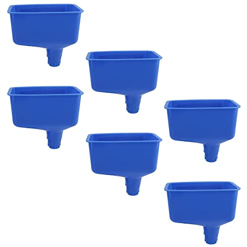 Olio di plastica rettangolare di riempimento imbuto trasferimento carburante liquido versatore erogatore 6pc