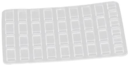 MagiDeal Maison de Poupée Mur Briques Moule Mini Brique Silicone Moule pour Jardin Diorama Décor Fournitures, brique et demi brique