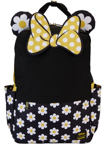 Loungefly Disney Minnie Mouse Cosplay Nylon Full Size Backpack, Multicolor