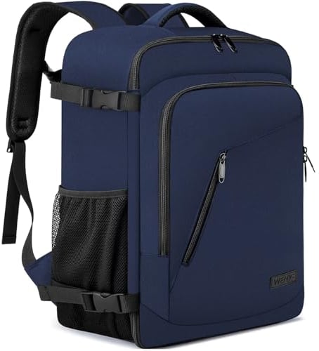 für Easyjet Handgepäck 45x36x20 Handgepäck Rucksack für Flugzeug Groß Reiserucksack für Herren Damen Handgepäck Tasche Laptop Rucksack 15.6 Zoll mit USB Ladeanschluss Reisetasche für Weekender,Blau
