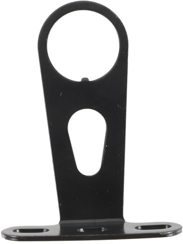 WOONEKY Fahrrad Lampenhalterung Vorderlichtgabel Stahl Mountainbike Frontlicht Halterung Rotierbar Stabile Befestigung Für Verschiedene Fahrradmodelle