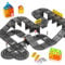 W WISE BLOCK Magnetische Bausteine, Straße Magnetische Bauklötze, STEM Konstruktionsspielzeug für 3 4 5 6 7 8 Jahre Junge Mädch, Schwarz