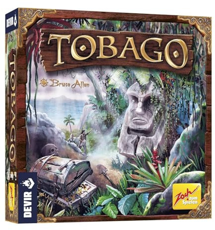 Devir Tobago, Brettspiel mit Freunden, Deduktionsklassiker, 12+ Jahre, 1 Stück