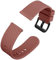 Anbeer Silikon Uhrenarmbänder für Herren Damen,18mm Ersatzarmband aus Gummi mit Schnellverschluss, Extra Lang,Rosig Braun mit Schwarze Schnalle