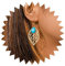 Cybche Boho Blau Türkis Ohrringe Gold Hohl Blatt Ohrringe Blatt Türkis Tropfen Ohrringe Türkis Tropfen Haken Ohrringe Tribal Türkis Blatt Statement Ohrringe Schmuck Für Frauen