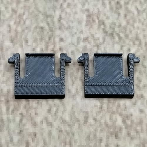 ULEIVA 1 Paar (2 Stck) Ersatz Tastaturfüße Schwarz kompatibel mit Cooler Master Devastator III Tastatur Ersatzteil Tastaturständer Füße Keybord