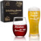 Joymaking Weinglas und Bierglas Set mit Gravur, Vatertag Geschenk, Eltern Geschenk, Die Besten Geschenke für Papa Mama, Pernasonlisierte Geschenke für Eltern zum Muttertag Vatertag Geburtstag 500ml