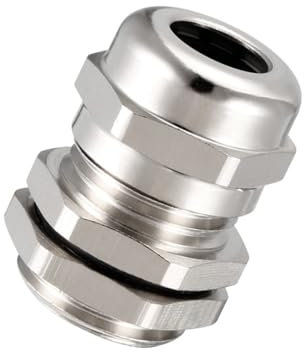 MACHSWON 1 Pcs M16 Cable Gland, IP68 Waterproof Metal Connector with EMI Shielding Heavy-Duty Threaded Joint for 4-8mm Cables