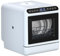 Table Top Dishwasher, Portable Countertop Dishwasher with 5L Tank, Energy-Efficient Mini Dishwasher for Small Spaces, 5 Wash Programs, 75°C High-Temperature Cleaning, 40-Piece Capacity White