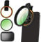 Monemey 67mm Clip-on Filtro Polarizador Circular para Teléfono, Teléfono Móvil Lente de Densidad Neutra con Clip Compatible con iPhone 16 15 Pro MAX 14 13 12 11