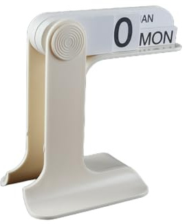 Orivin Ewiger Flip-Kalender, Schreibtischkalender-Ornamente für die tägliche Büro- und Heimdekoration, Schreibtisch-Ornament-Zubehör, Heimbüro-Dekor