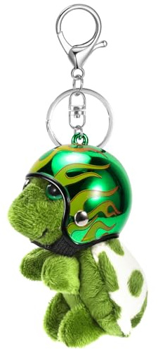 MWOOT Mignon Porte clés Peluche douce Tortue Pendentif Porte clés Personnalisé Voiture Porte clé Sac à dos Sac à main Charmes Cadeau pour femmes et filles