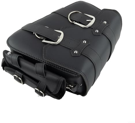 CashMuch Borsa Laterale Sinistra Moto Con Supporto A Sgancio Rapido, Stoccaggio Laterale Per Harley Davidson Xl 883, 1200, 48, 72