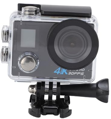 RiToEasysports Unterwasserkamera, 4K-Action-Kamera, 170-Grad-Weitwinkel-Camcorder Zum Tauchen, Schwimmen und Surfen