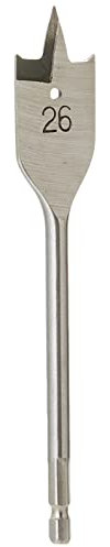 Armeg WF26.0X160 26 mm Flat Wood Drill Bit - Grey