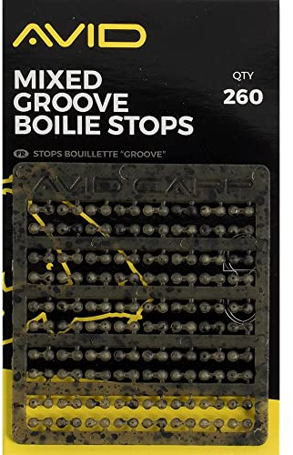 Avid Carp Mixed Groove Boilie Stops Qty 260 (A0640024)