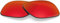 BlazerBuck Anti-salz Polarisierte Ersatzgläser für Oakley Holbrook OO9102 - Feuerrot