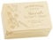 LAUBLUST Holzkiste mit Gravur - Personalisiert mit Datum | Name | WIDMUNG - Naturbelassen, Größe M - Schultüte Motiv - Geschenkkiste zur Einschulung - FSC®