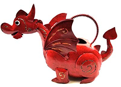 SK Style Regadera de hogar o jardín - Dragón Rojo