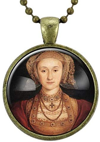 aaAA Halskette Anne of Cleves Queen of England Tudor Portrait Anhänger Henry VIII