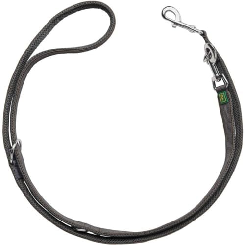HUNTER Verstellbare Führleine Divo 20/200, braun/grau