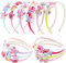 Candygirl 6 Pezzi Cerchietti per Capelli Bambina Donna Fascia Arcobaleno Paillettes per San Valentino Anniversario