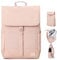 Johnny Urban Laptop Rucksack Damen & Herren Rosa - Mika - Moderner Notebook Backpack für Schule, Uni, Fahrrad - 14L - Stylischer Backpack - Wasserabweisend