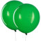 15 Stück 18 Zoll Großer Luftballons Grün, Jumbo Grün Latex Helium ballons für Party Deko(Ø 45 cm)