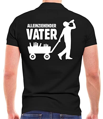 Spaß Kostet Herren Poloshirt Polohemd Vatertag Alleinziehender Vater (mit Rückendruck) Größe S - 5XL