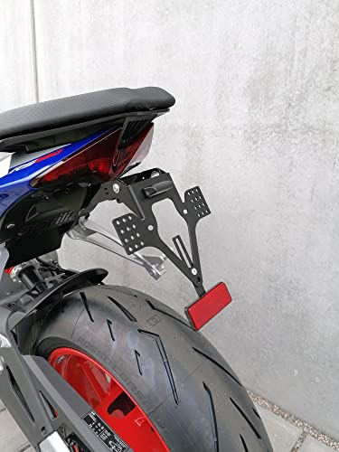 Kennzeichenhalter GroFaTec Evo Set für Aprilia RS 660 2021-2025 Kennzeichenträger Tuono rs660 Racer Twin Nummernschild kurzes Heck Heckumbau