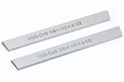 Set of 2 HSS 18 x 12 x 4-12 Inch 5% Cobalt Cut-Off Saw Blade