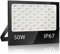 YZYFACAI 50W LED Strahler Außen，5000LM LED Scheinwerfer，7000K Kaltweiß Scheinwerfer,IP67 Wasserfest Fluter，für Hinterhof,Innenhöfe,Garage,Flur,Garten