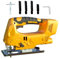 Cordless Jigsaw Compatible with Dewalt 20V Battery, Electric Jigsaw Tool,3000SPM Cutting in Wood 60mm, 6 Variable Speeds,4 Orbital Sets, Bevel Cutting 45¡ã, Wireless Jig Saw for Wood and Metal Cutting