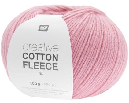 Rico Design Baumwollgarn Creative Cotton Fleece DK – 100 g