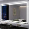 S'bagno Bluetooth-Badspiegel-mit-Beleuchtung-120x70cm, LED-Badezimmerspiegel mit Entfoggen, 3000K-6500K, Dimmbar, Speicher, HD-gehärtetes Glas, IP44-Badezimmer-Spiegel-mit-LED, Horizontal/Vertikal