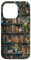 iPhone 13 Pro Books and Coffee Vintage Library Case
