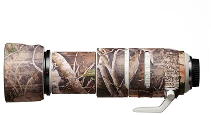 easyCover - Lens Oak - Protecteur d'objectif - Protection pour l'objectif de Votre Appareil Photo - pour Canon RF 100-500mm F4.5-7.1L is USM - True Timber Kanati Camouflage