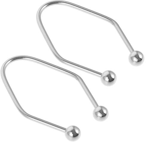 FOMIYES Facial Dimple Maker Metal for Face Cheeks 2pcs and Comfortable Training Experience Stainless Steel Dimples Trainer Silver Face Exerciser Tool