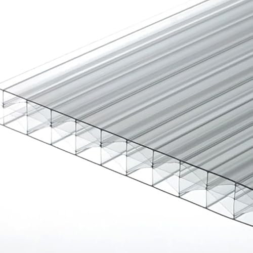 Britshield® 25mm Clear/Bronze Polycarbonate Sheets for Roofing Greenhouse Canopies In Various Sizes