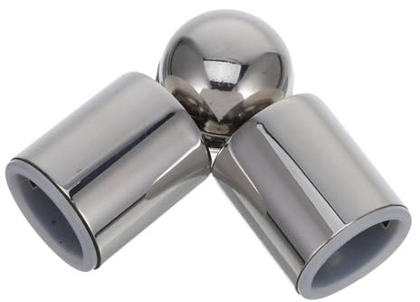 Alipis Verstellbarer Edelstahl Rohrverbinder Winkelverbinder Für Gardinenstangen Und Glasduschtüren Rostfrei Vielseitig Einsetzbar Stabile Eckverbindung Für Fenster Und Badezimmer