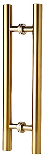 PUSAPA Maniglia per Porta Maniglia per Porta d'ingresso Moderna d Maniglia per Montaggio Laterale della Porta Scorrevole del fienile, Maniglia per Porta d'ingresso Contemporanea Spinta per Porta in