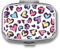 Farbe Herz Pillendose Klein Tablettenbox Medikamentenbox Handlicher Pillenbox Reise Pillenetui 5.5 cm
