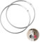 Namalu 2 Stück 150mm Leibchen Ringe Warenring Schlüsselringe Große Metallring zum Aufhängen Taschenringe Schalringe Gürtelring Krawattenring Kettenring 15 cm Edelstahlringe für Kleidung Fußball Westen