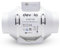 Devola DVILF100 In-line Mixed Flow 100mm 4 inch Standard Extractor Fan for Kitchen and Bathroom, Made in Britain