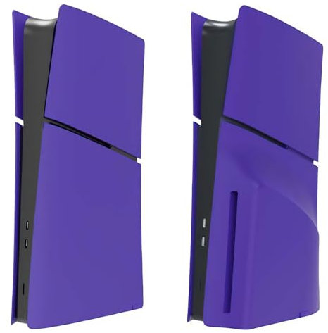 5 in 1 Slim Version Plates Cover for PS5 Disc and Digital Edition Console, Shell Panels Compatible with PlayStation 5 Slim Accessories Protective Replacement Faceplates