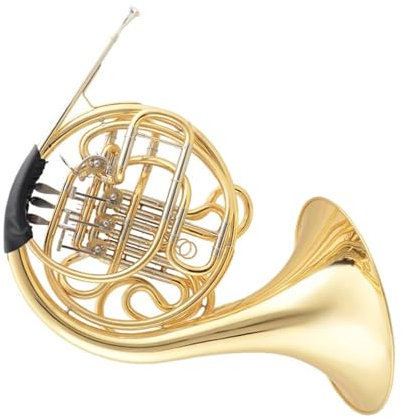 Professionelles Musikinstrument 4 Tasten zweireihig Bb Waldhorn Waldhorn Musikinstrument